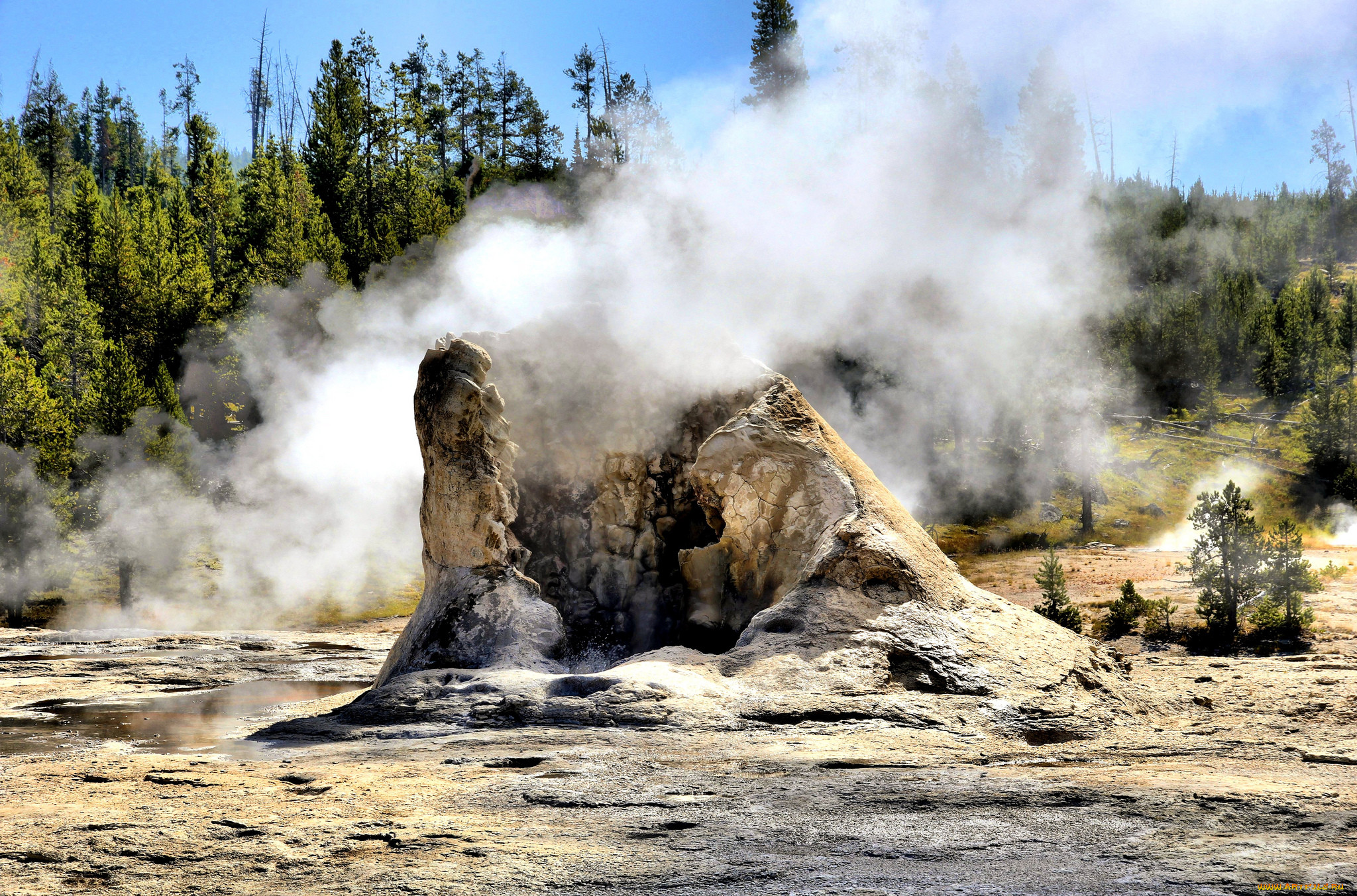 giant, geyser, yellowstone, national, park, , , , , 